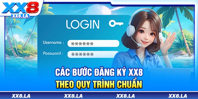 Các bước đăng ký XX8 theo quy trình chuẩn