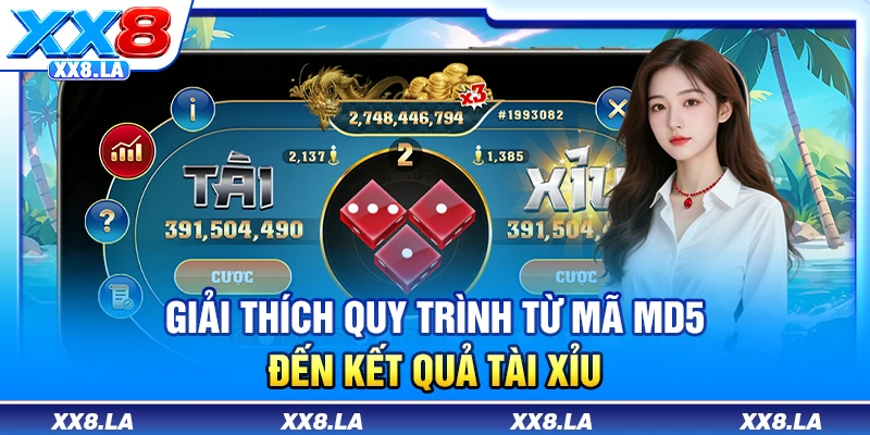 Giải thích quy trình từ mã MD5 đến kết quả tài xỉu